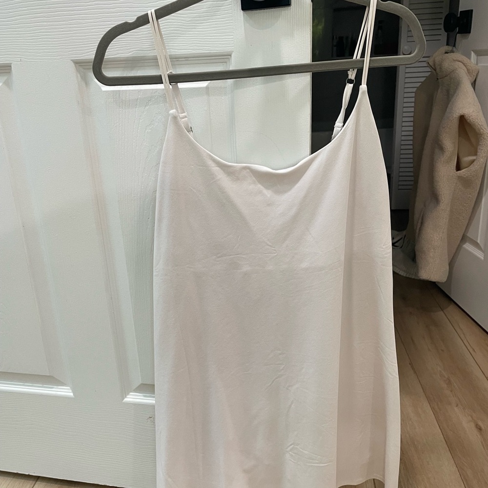 White Spaghetti Strap Dress